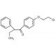 1-[4-(2-Chloroethoxy)phenyl]-2-ethyl-2-phenylethanone (CAS 103628-22-4) - chemical structure image