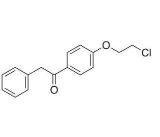 1-[4-(2-Chloroethoxy)phenyl]-2-phenylethanone (CAS 19561-95-6) - chemical structure image