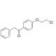 1-[4-(2-Chloroethoxy)phenyl]-2-phenylethanone (CAS 19561-95-6) - chemical structure image