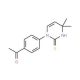 1-[4-(2-Mercapto-4,4-dimethylpyrimidin-1(4H)-yl)phenyl]ethanone - chemical structure image