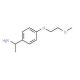 1-[4-(2-Methoxy-ethoxy)-phenyl]-ethylamine - chemical structure image