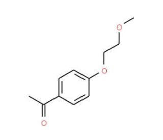 1-[4-(2-methoxyethoxy)phenyl]ethan-1-one - chemical structure image