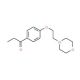 1-[4-(2-Morpholin-4-ylethoxy)phenyl]propan-1-one - chemical structure image
