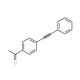 1-[4-(2-phenyleth-1-ynyl)phenyl]ethan-1-one (CAS 1942-31-0) - chemical structure image