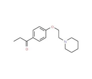 1-[4-(2-Piperidin-1-ylethoxy)phenyl]propan-1-one - chemical structure image