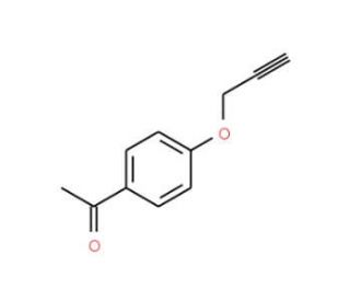 1-[4-(2-Propynyloxy)phenyl]-1-ethanone (CAS 34264-14-7) - chemical structure image