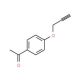 1-[4-(2-Propynyloxy)phenyl]-1-ethanone (CAS 34264-14-7) - chemical structure image