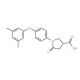 1-[4-(3,5-dimethylphenoxy)phenyl]-5-oxopyrrolidine-3-carboxylic acid - chemical structure image