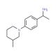 1-[4-(3-Methyl-piperidin-1-yl)-phenyl]-ethylamine - chemical structure image