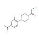 1-{4-[4-(chloroacetyl)piperazin-1-yl]-3-fluorophenyl}ethanone - chemical structure image