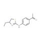 1-[4-(4-Ethyl-4,5-dihydro-thiazol-2-ylamino)-phenyl]-ethanone - chemical structure image