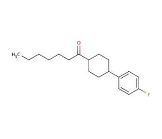 1-[4-(4-Fluorophenyl)-cyclohexyl]-heptan-1-one - chemical structure image