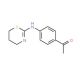 1-[4-(5,6-Dihydro-4H-[1,3]thiazin-2-ylamino)-phenyl]-ethanone - chemical structure image
