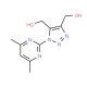 [1-(4,6-Dimethyl-2-pyrimidinyl)-5-(hydroxymethyl)-1H-1,2,3-triazol-4-yl]methanol - chemical structure image