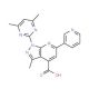 1-(4,6-Dimethyl-pyrimidin-2-yl)-3-methyl-6-pyridin-3-yl-1H-pyrazolo[3,4-b]pyridine-4-carboxylic acid - chemical structure ima