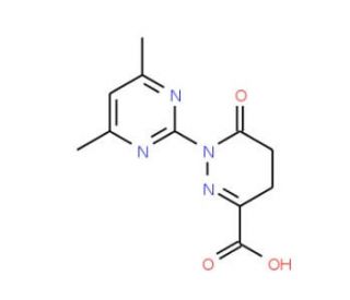 1-(4,6-dimethylpyrimidin-2-yl)-6-oxo-1,4,5,6-tetrahydropyridazine-3-carboxylic acid - chemical structure image