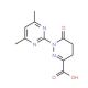 1-(4,6-dimethylpyrimidin-2-yl)-6-oxo-1,4,5,6-tetrahydropyridazine-3-carboxylic acid - chemical structure image