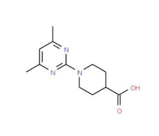 1-(4,6-Dimethylpyrimidin-2-yl)piperidine-4-carboxylic acid (CAS 797028-97-8) - chemical structure image