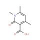 1,4,6-Trimethyl-2-oxo-1,2-dihydro-pyridine-3-carboxylic acid (CAS 24667-08-1) - chemical structure image