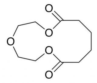 1,4,7-Trioxacyclotridecane-8,13-dione (CAS 6607-34-7) - chemical structure image