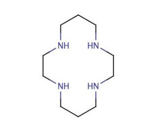 1,4,8,11-Tetraazacyclotetradecane (CAS 295-37-4) - chemical structure image