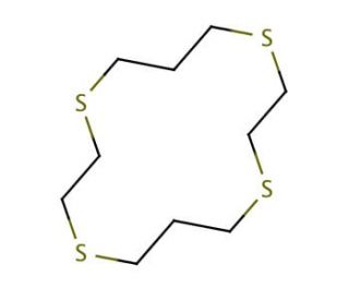 1,4,8,11-Tetrathiacyclotetradecane (CAS 24194-61-4) - chemical structure image