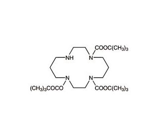 1,4,8-Tri-Boc-1,4,8,11-tetraazacyclotetradecane (CAS 170161-27-0) - chemical structure image