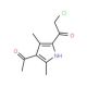 1-(4-Acetyl-3,5-dimethyl-1H-pyrrol-2-yl)-2-chloro-ethanone - chemical structure image