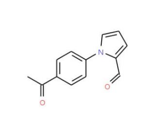 1-(4-Acetyl-phenyl)-1H-pyrrole-2-carbaldehyde (CAS 439094-81-2) - chemical structure image