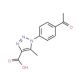 1-(4-Acetyl-phenyl)-5-methyl-1H-[1,2,3]triazole-4-carboxylic acid - chemical structure image