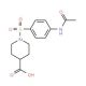 1-(4-Acetylamino-benzenesulfonyl)-piperidine-4-carboxylic acid (CAS 314744-44-0) - chemical structure image