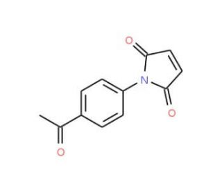 1-(4-Acetylphenyl)-1H-pyrrole-2,5-dione (CAS 1082-85-5) - chemical structure image