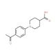 1-(4-Acetylphenyl)-4-piperidinecarboxylic acid - chemical structure image