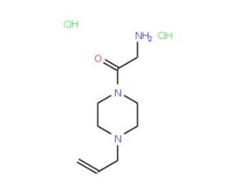 1-(4-Allyl-piperazin-1-yl)-2-amino-ethanone dihydrochloride (CAS 705944-29-2) - chemical structure image
