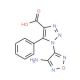 1-(4-Amino-1,2,5-oxadiazol-3-yl)-5-phenyl-1H-1,2,3-triazole-4-carboxylic acid - chemical structure image