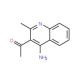 1-(4-amino-2-methylquinolin-3-yl)ethanone (CAS 71993-15-2) - chemical structure image