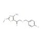 1-(4-Amino-2-(methylthio)thiazol-5-yl)-2-(4-chlorobenzylthio)ethanone - chemical structure image