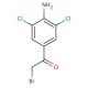 1-(4-Amino-3,5-dichloro-phenyl)-2-bromo-ethanone (CAS 37148-47-3) - chemical structure image