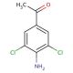 1-(4-Amino-3,5-dichloro-phenyl)-2-ethanone (CAS 37148-48-4) - chemical structure image