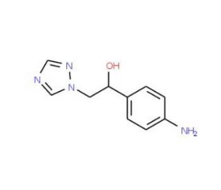 1-(4-Amino-phenyl)-2-[1,2,4]triazol-1-yl-ethanol - chemical structure image