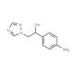 1-(4-Amino-phenyl)-2-[1,2,4]triazol-1-yl-ethanol - chemical structure image