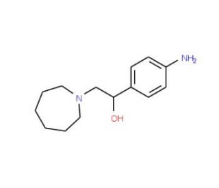 1-(4-Amino-phenyl)-2-azepan-1-yl-ethanol - chemical structure image