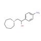 1-(4-Amino-phenyl)-2-azepan-1-yl-ethanol - chemical structure image