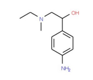 1-(4-Amino-phenyl)-2-(ethyl-methyl-amino)-ethanol - chemical structure image