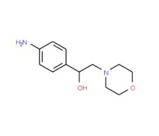 1-(4-Amino-phenyl)-2-morpholin-4-yl-ethanol - chemical structure image