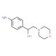 1-(4-Amino-phenyl)-2-morpholin-4-yl-ethanol - chemical structure image