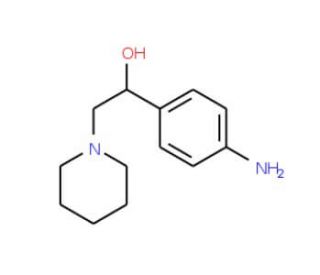 1-(4-Amino-phenyl)-2-piperidin-1-yl-ethanol - chemical structure image