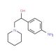1-(4-Amino-phenyl)-2-piperidin-1-yl-ethanol - chemical structure image