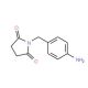 1-(4-aminobenzyl)pyrrolidine-2,5-dione - chemical structure image
