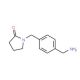 1-(4-Aminomethyl-benzyl)-pyrrolidin-2-one (CAS 953752-30-2) - chemical structure image